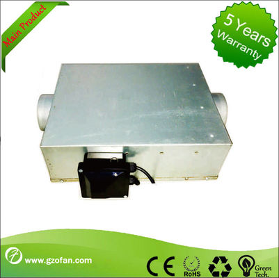 Inline Kitchen Exhaust Fan Sheet Steel With Pipe Diameter 100mm